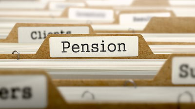Bigstock Pension Concept With Word On F 85688993